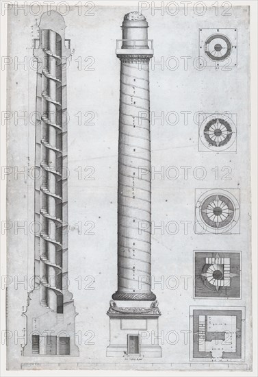 Trajan's Column, 16th century.