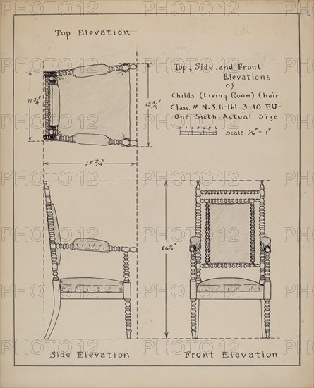 Chair, 1935/1942.