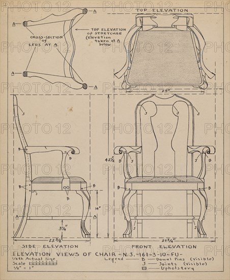 Chair, 1935/1942.