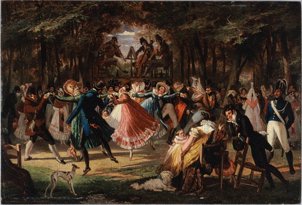 Public ball, 1818.