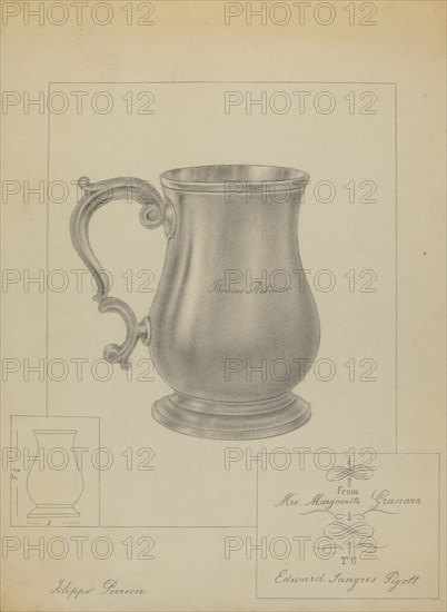 Silver Mug, c. 1936.