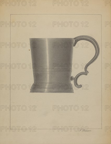 Pewter Mug, c. 1936.