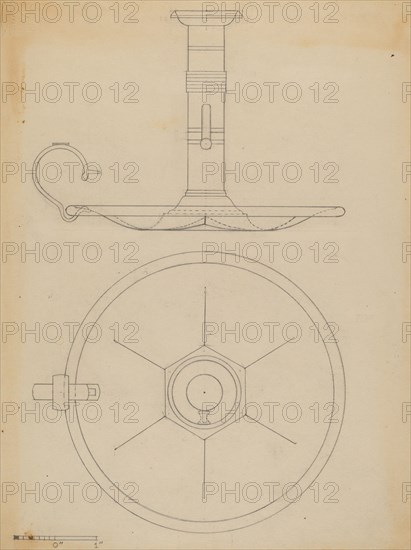 Candlestick, c. 1937.