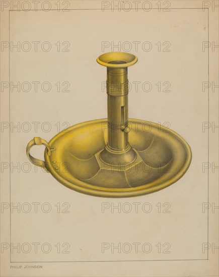 Candlestick, c. 1937.