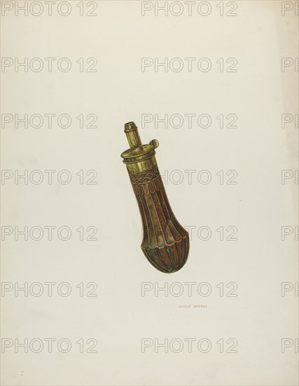 Powder Flask, c. 1941.