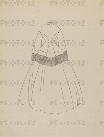 Dress Pattern, c. 1938.