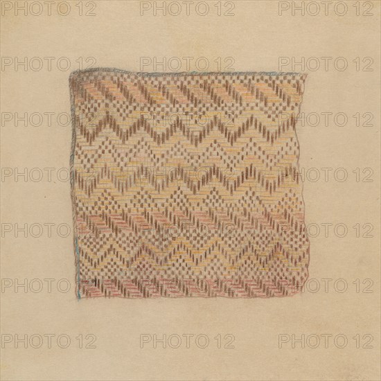 Section of Mat, c. 1935.