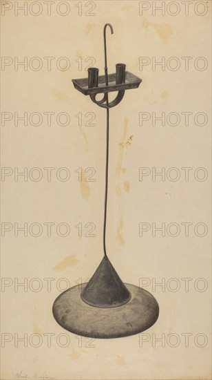 Candlestand, c. 1938.