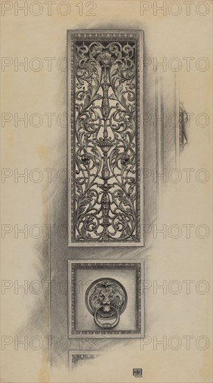 Cast Iron Panel, 1938.