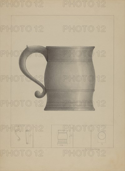 Pewter Mug, 1935/1942.