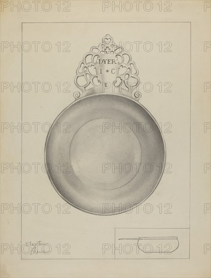 Silver Porringer, 1936.