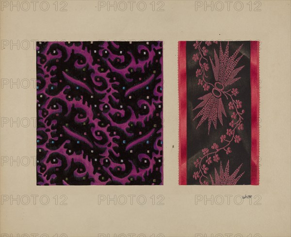 Sample of Silk, c. 1938.