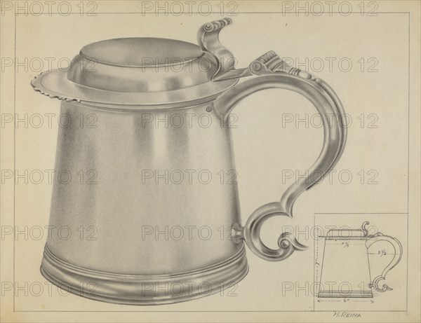 Silver Tankard, c. 1936.