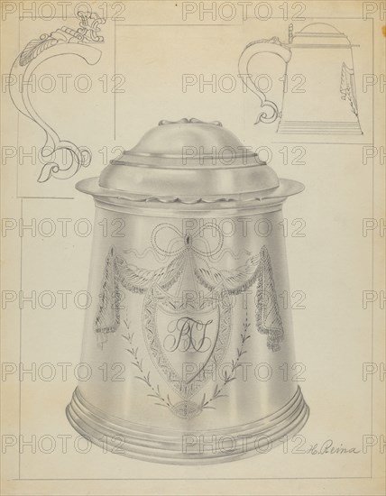 Silver Tankard, c. 1936.