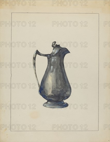 Pewter Pitcher, 1935/1942.