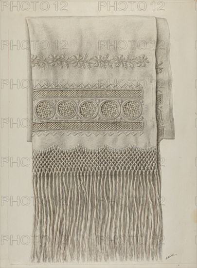 Embroidered Cloth, c. 1939.