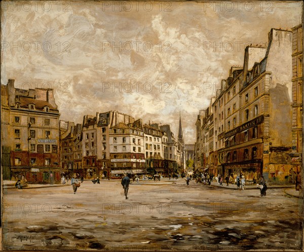 Place Maubert, in 1888, 1888.
