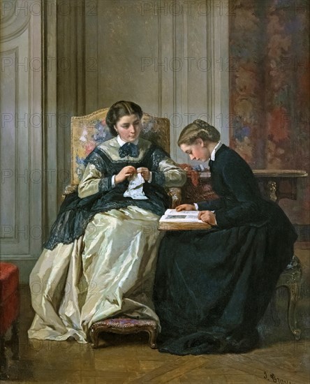 Le travail. Creator: Trayer, Jules (1824-1909).