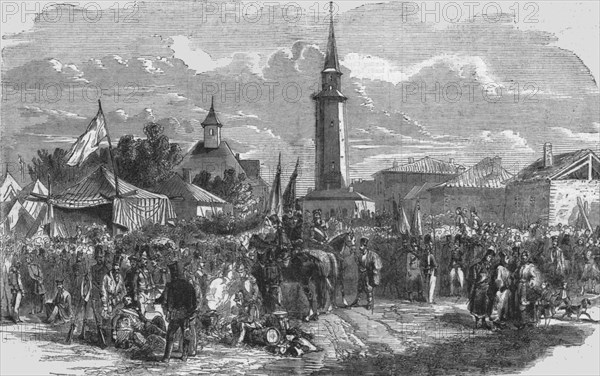 'Russians at Giurgevo', 1854. Creator: Unknown.