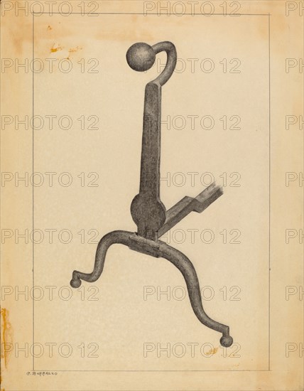 Andiron, 1935/1942.