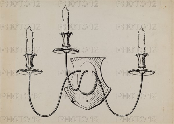 Wall Fixture, c. 1936.