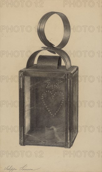 Hand Lantern, c. 1938.