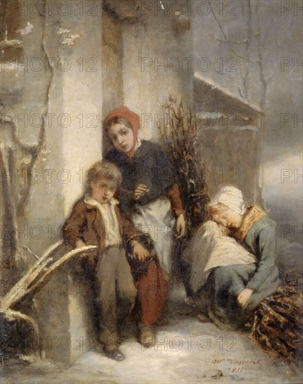 The closed door, 1855.