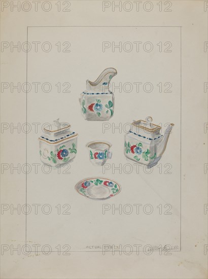 Toy China Set, c. 1936.