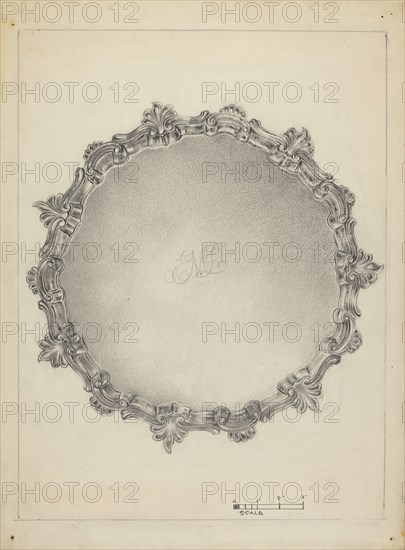 Silver Salver, c. 1939.