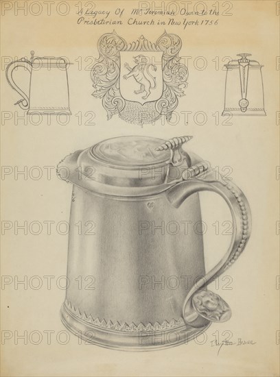 Silver Tankard, c. 1936.