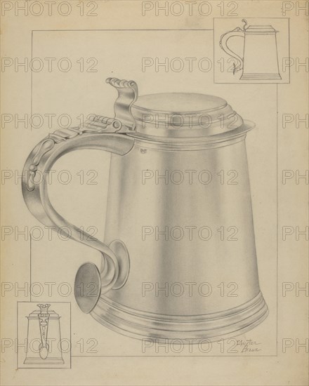 Silver Tankard, c. 1936.