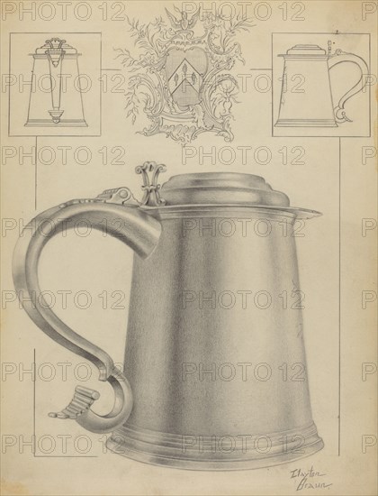 Silver Tankard, c. 1936.