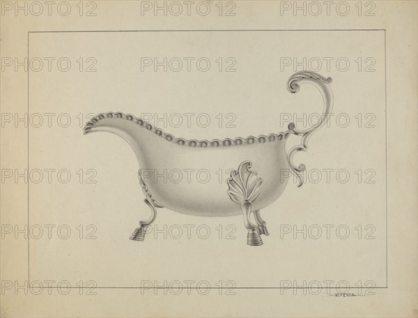Silver Sauce Boat, 1936.