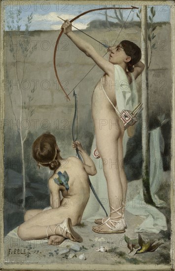 Les tireurs d'arc, 1879.