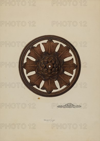 Perforated Rosette, 1938.