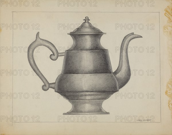 Pewter Teapot, 1935/1942.