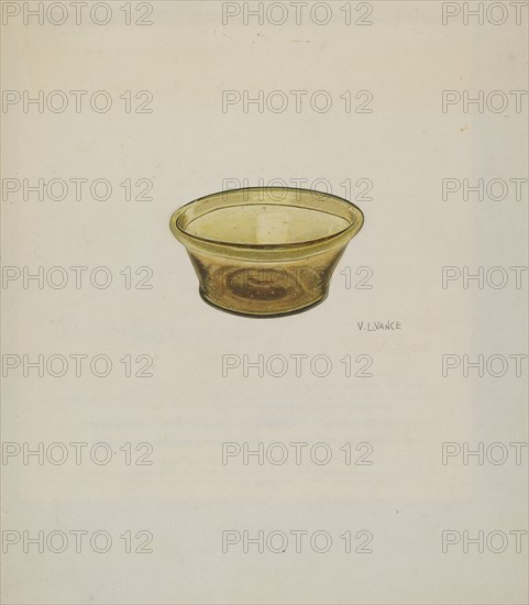 Small Glass Bowl, c. 1940.