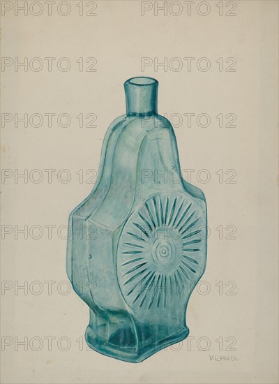 Blue-Green Flask, c. 1941.