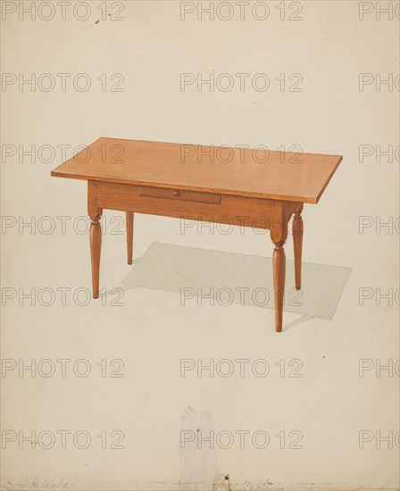 Shaker Low Table, c. 1936.