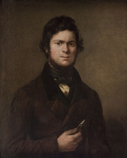 Portrait of a sculptor, c1835.