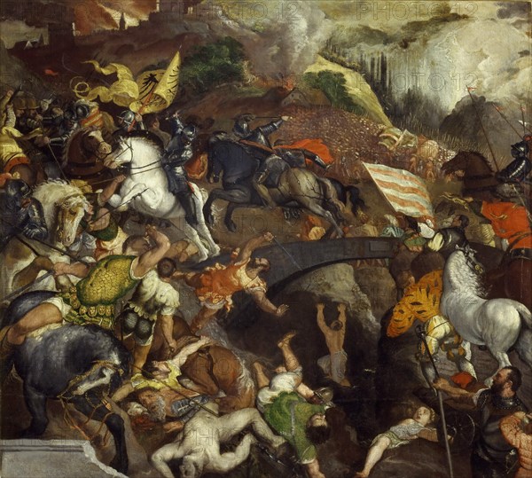 The Battle of Cadore. Creator: Titian, (after .