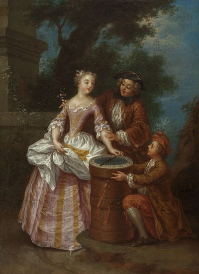 The lottery, c1745.