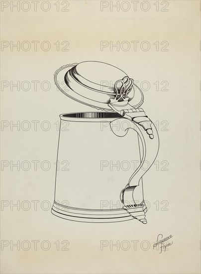 Silver Tankard, c. 1938.