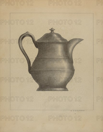 Pewter Pitcher, c. 1936.