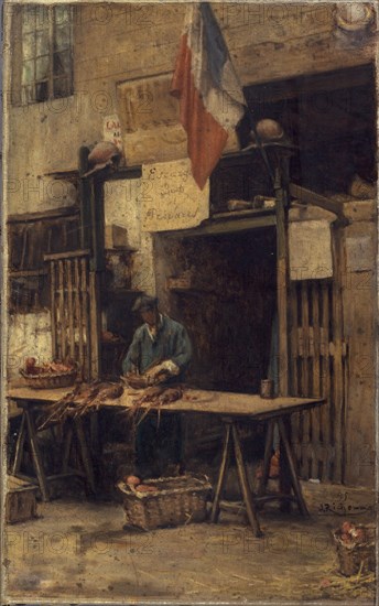 Crayfish merchant, 1895.