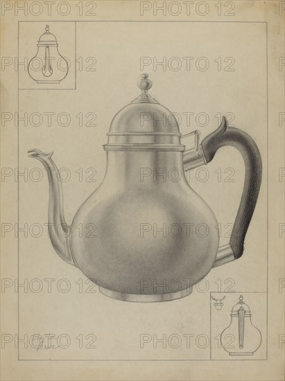 Silver Teapot, 1935/1942.