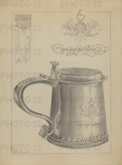 Silver Tankard, 1935/1942.