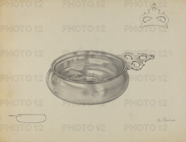 Silver Porringer, c. 1936.