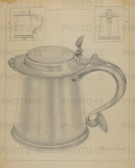 Silver Tankard, 1935/1942.