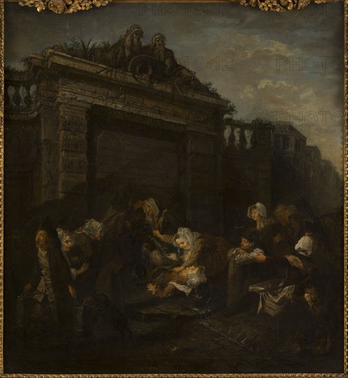 Quarrel at the Fountain, c1760.